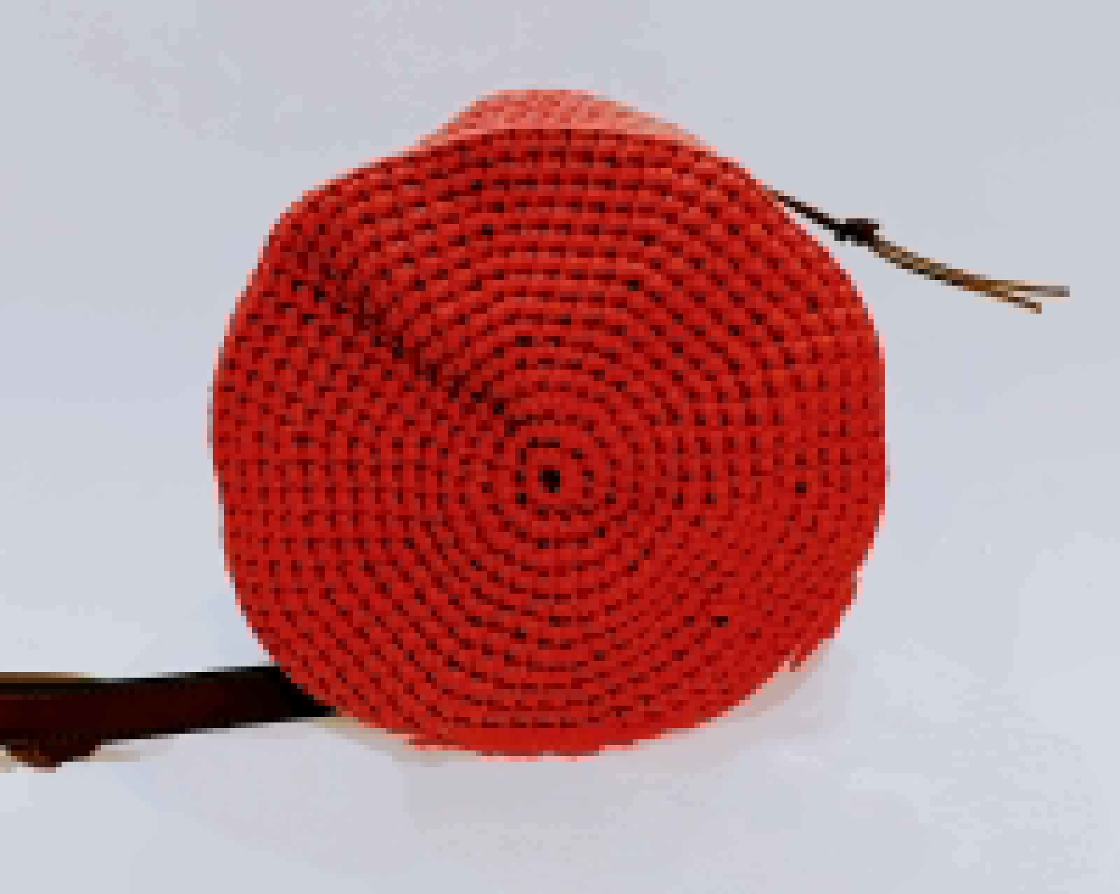 Drawstring Crochet Bucket Bag - Image 4