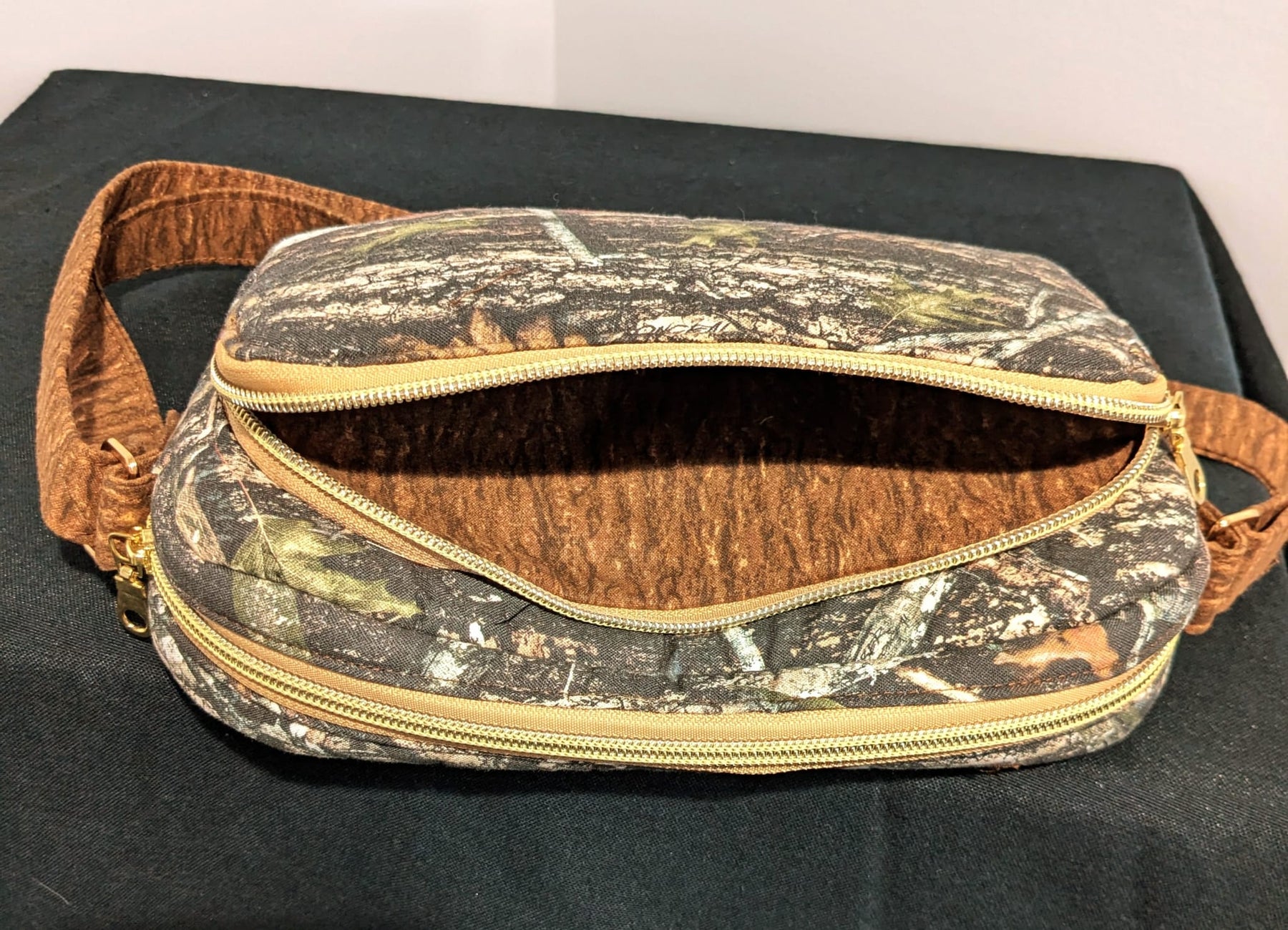 Brown Camo Allium Crossbody Bag - Image 13