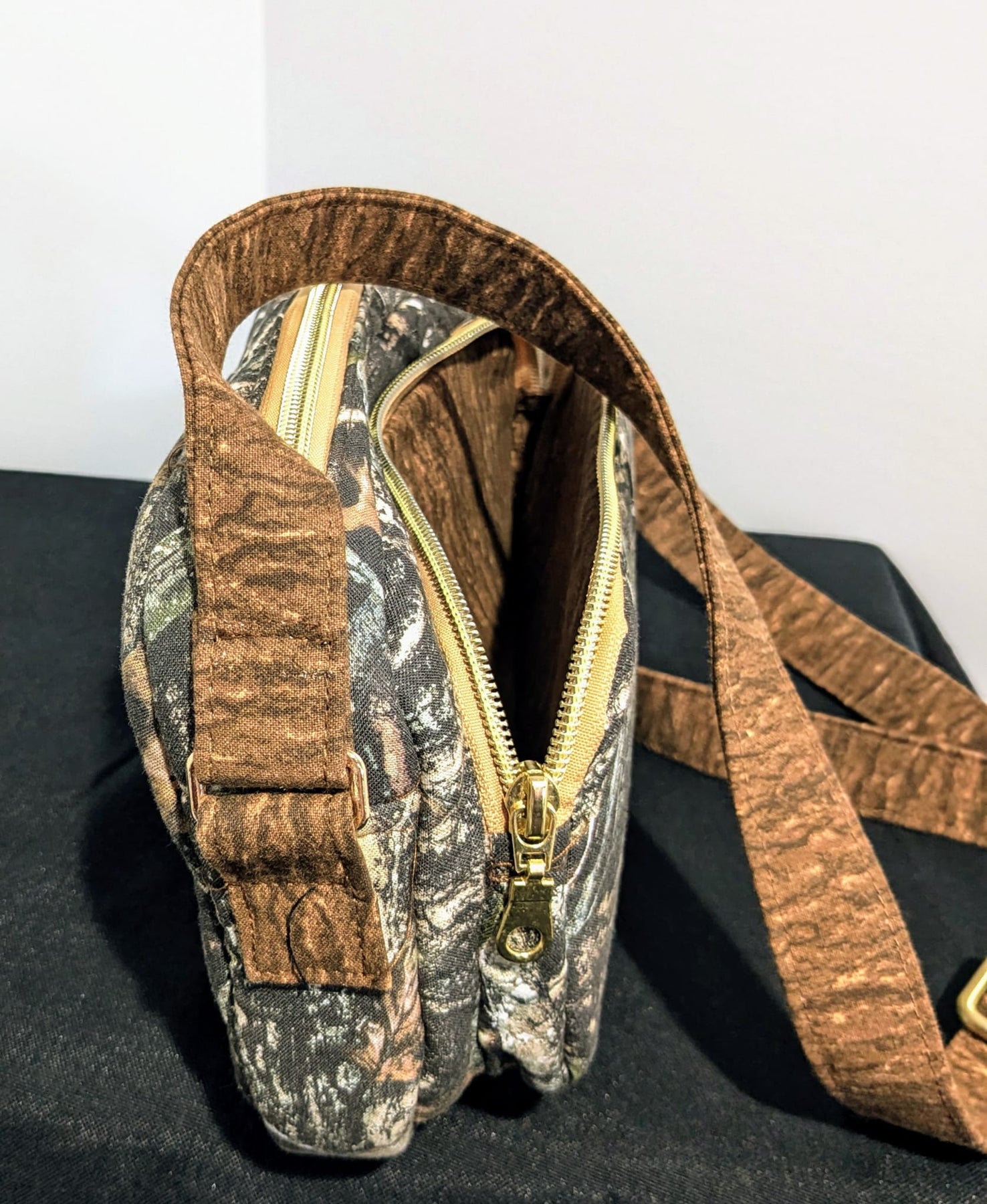 Brown Camo Allium Crossbody Bag - Image 14