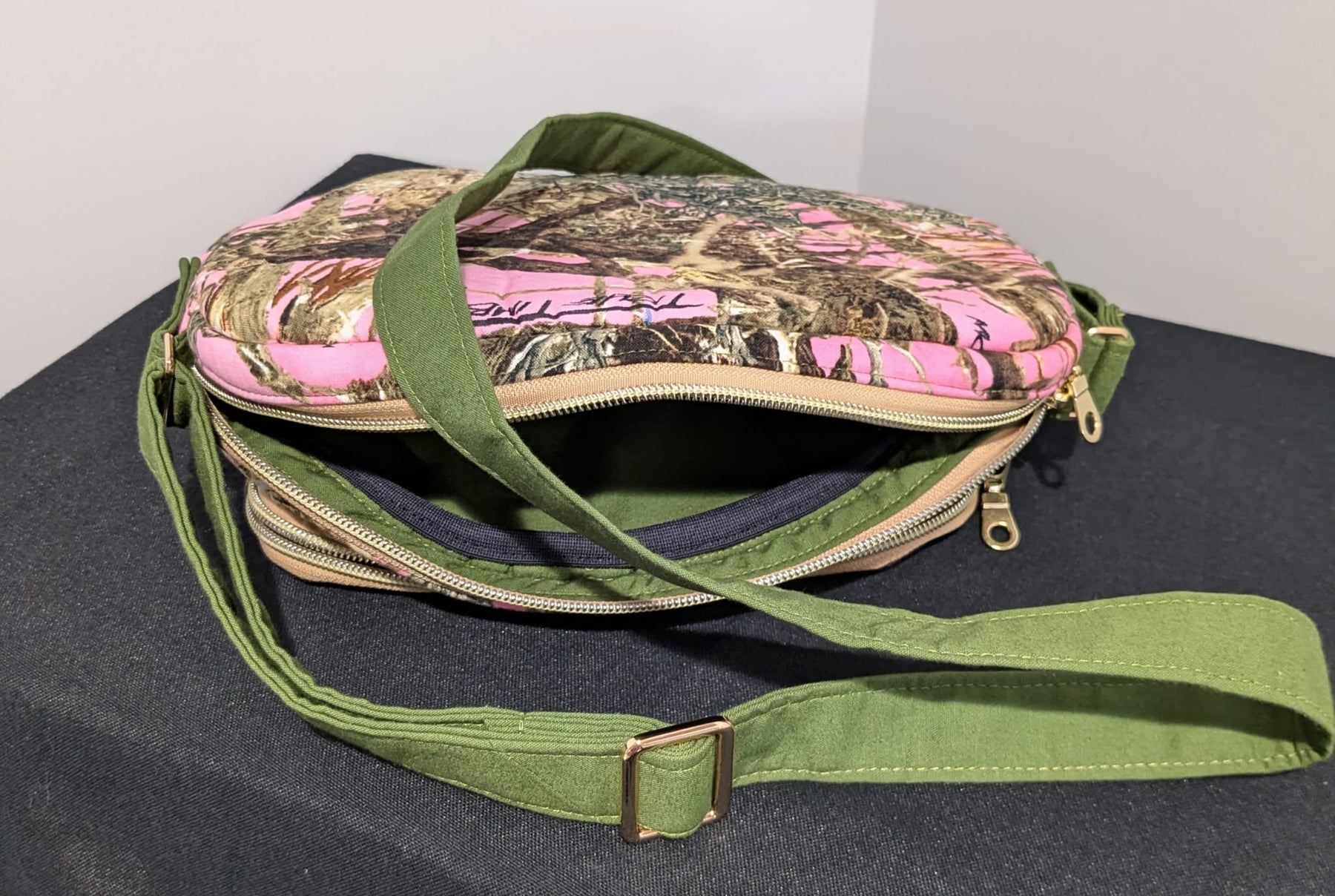 Pink Camo Allium Crossbody Bag - Image 10