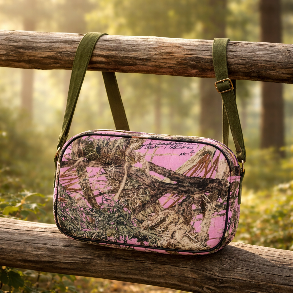 Brown Camo Allium Crossbody Bag - Image 3