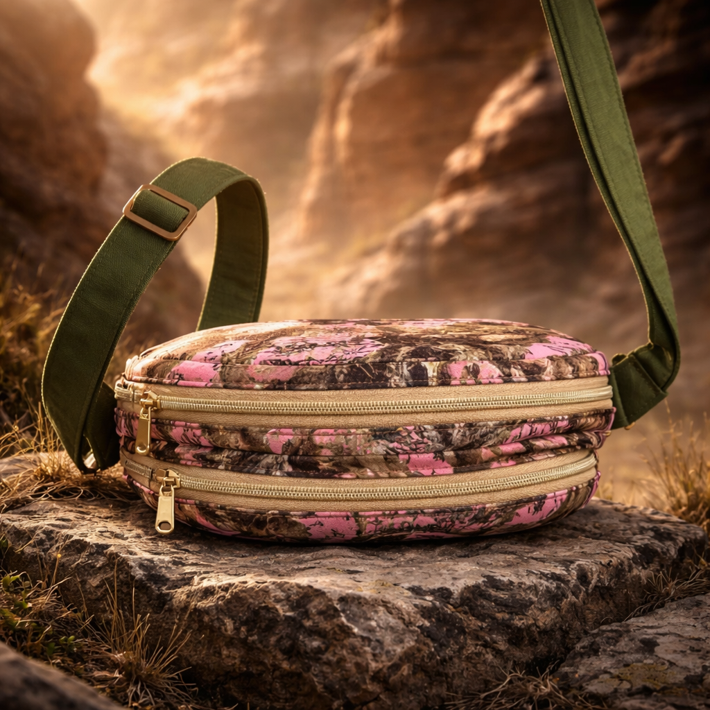 Pink Camo Allium Crossbody Bag - Image 5