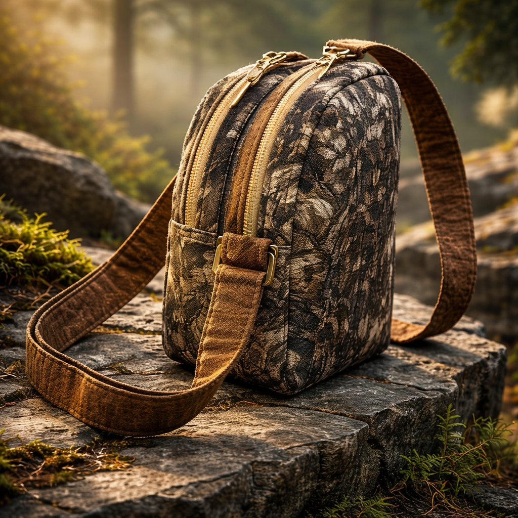 Pink Camo Allium Crossbody Bag - Image 13